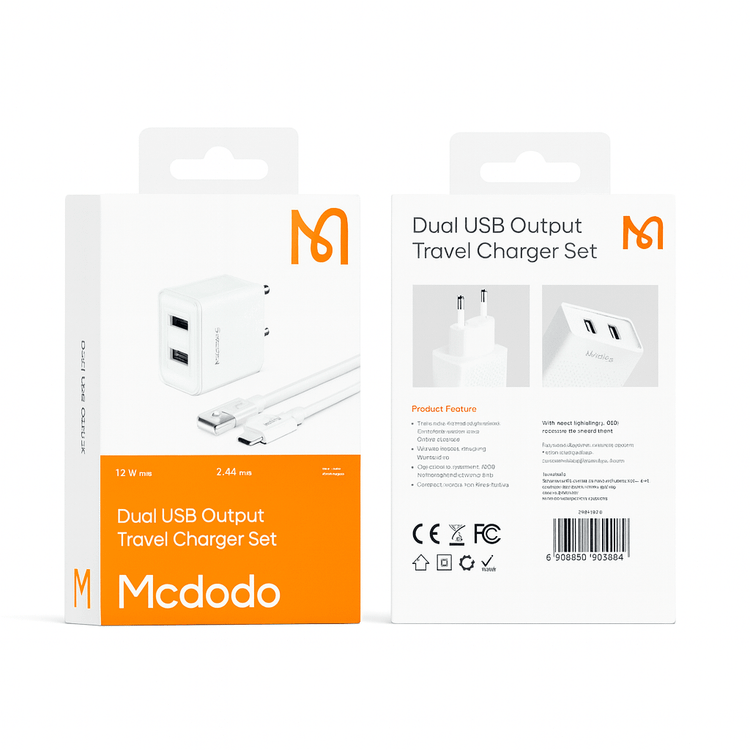 شارژر دیواری و کابل MCDODO مدل CH-3971