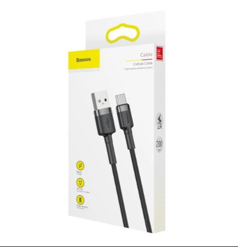 کابل شارژ Baseus مدل USB-A to USB-C Cafule AG1