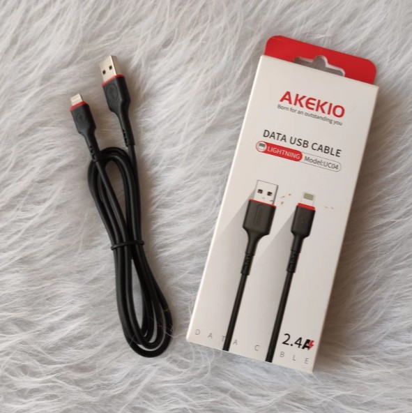 کابل شارژ AKEKIO مدل UC04 USB-A به Lightning