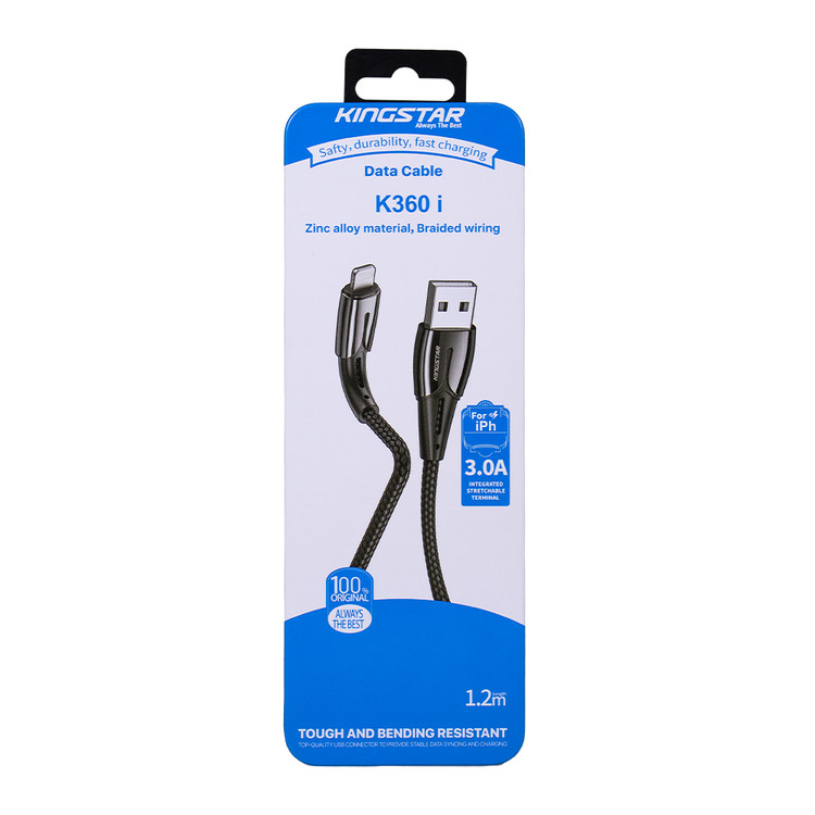 کابل شارژ LIGHTNING KINGSTAR LNG مدل K360I