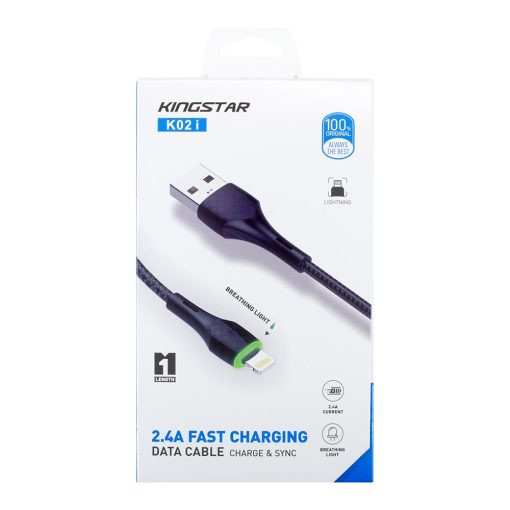 کابل شارژ LIGHTNING KINGSTAR مدل K02I