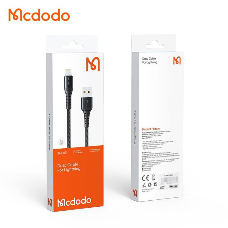 کابل شارژ USB TO LIGHTNING MCDODO مدل CA-2263