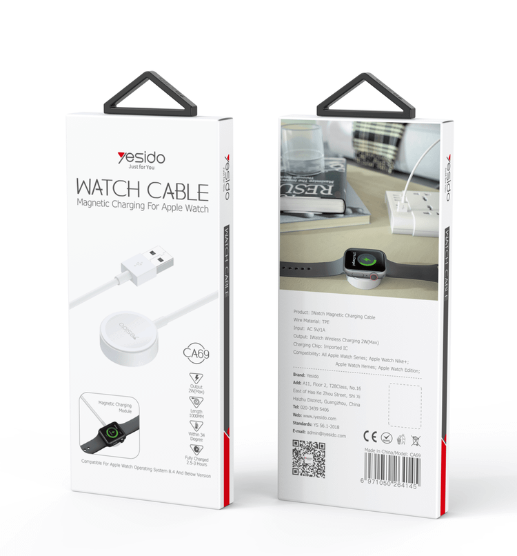 کابل شارژ مغناطیسی اپل واچ YESIDO مدل CA69