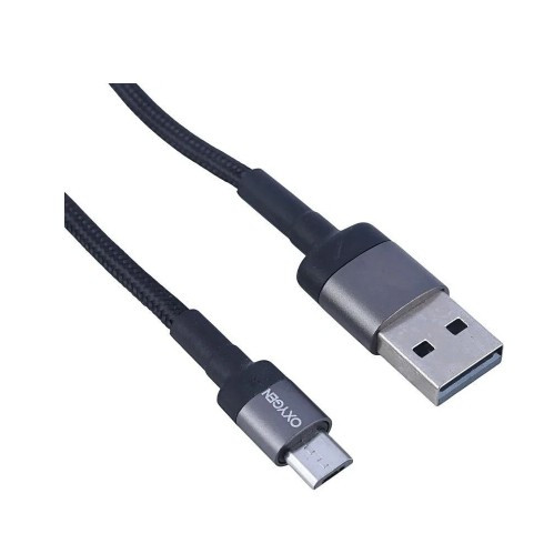 کابل شارژ Oxygen مدل LX1، سه آمپر، یک متری، USB به Micro USB