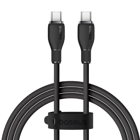 كابل شارژ Baseus مدل Cluster C/C 1.2M مشكي