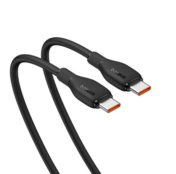 كابل شارژ Baseus مدل Cluster C/C 1.2M مشكي