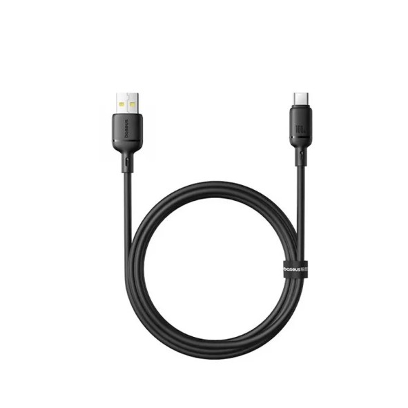 كابل شارژر BASEUS مدل E0426800 1M USB-A TO USB-C مشكي